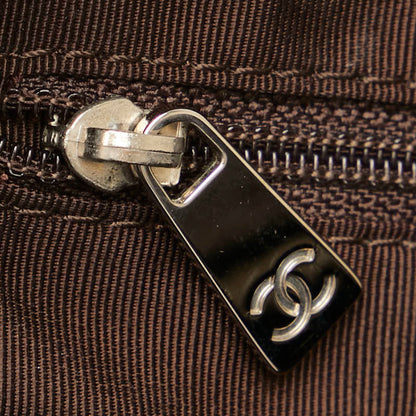 Chanel Brown Leather Bowling