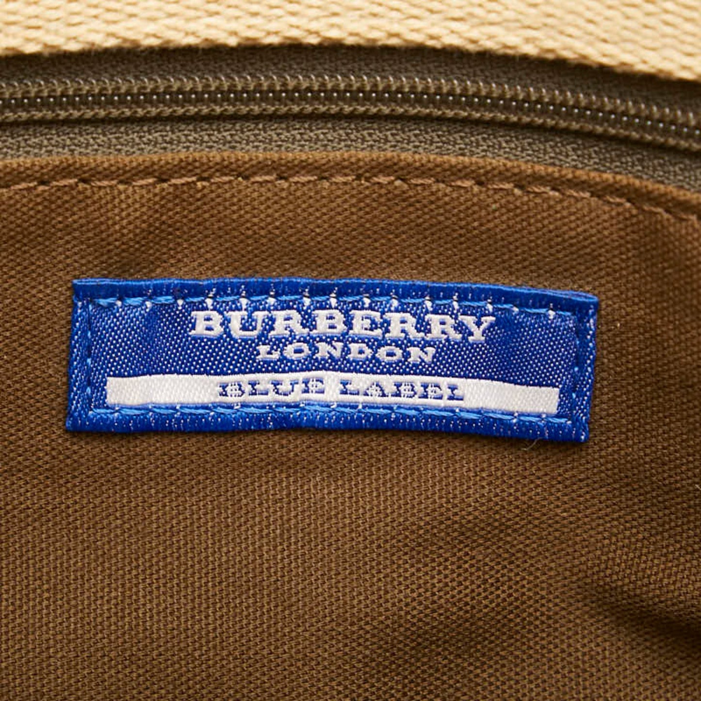 Burberry Brown Canvas Blue Label