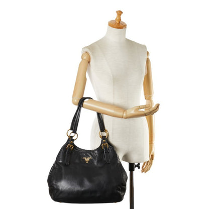 Prada Black Leather Vitello