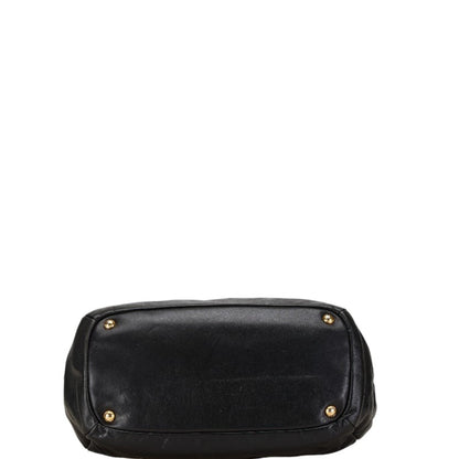 Prada Black Leather Vitello