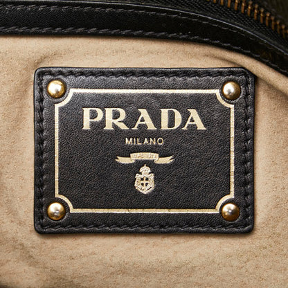 Prada Black Leather Vitello
