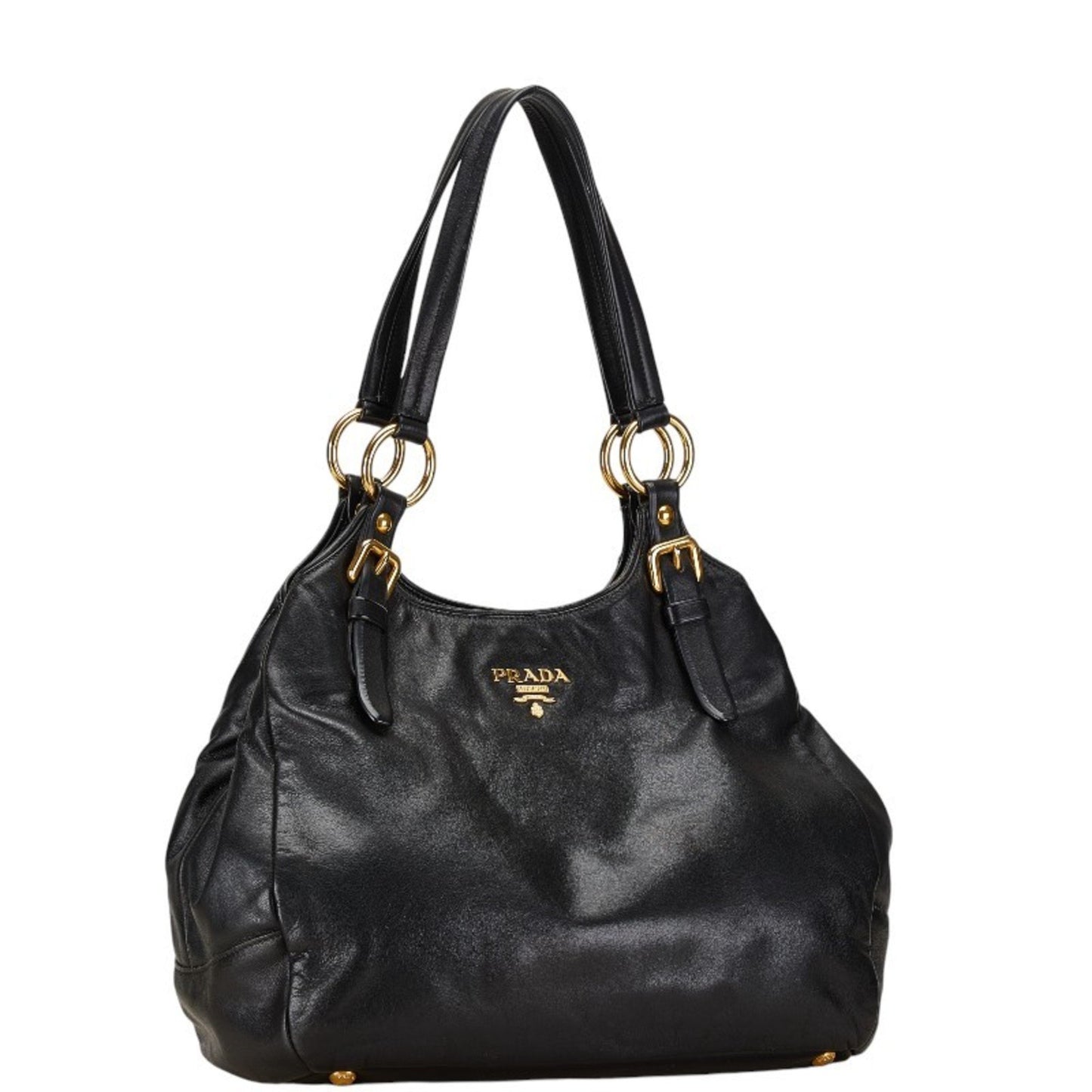 Prada Black Leather Vitello