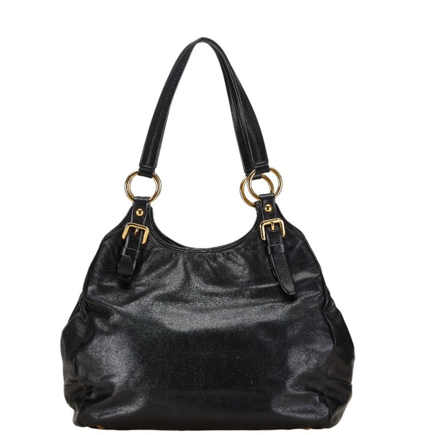 Prada Black Leather Vitello
