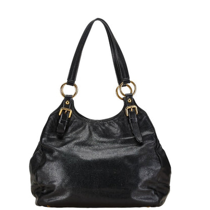 Prada Black Leather Vitello