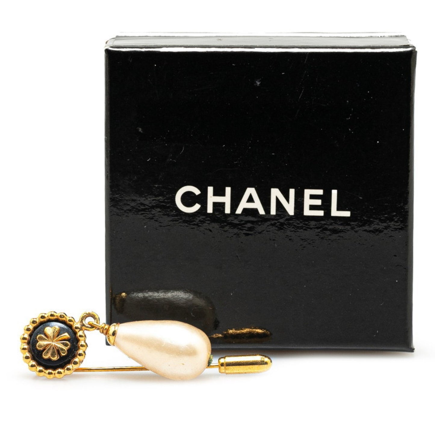 Chanel Gold Gold Plated Coco Mark