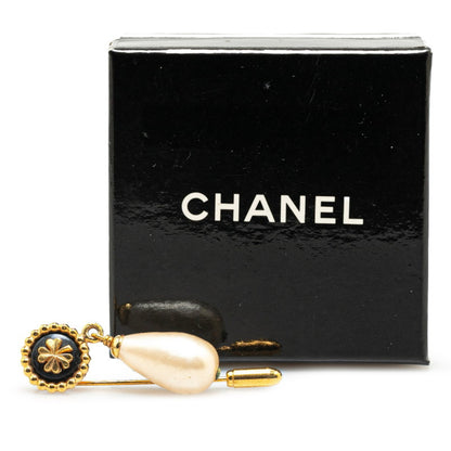 Chanel Gold Gold Plated Coco Mark