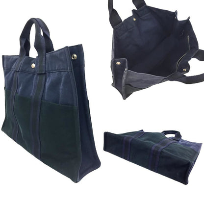Hermès Black Canvas Herline