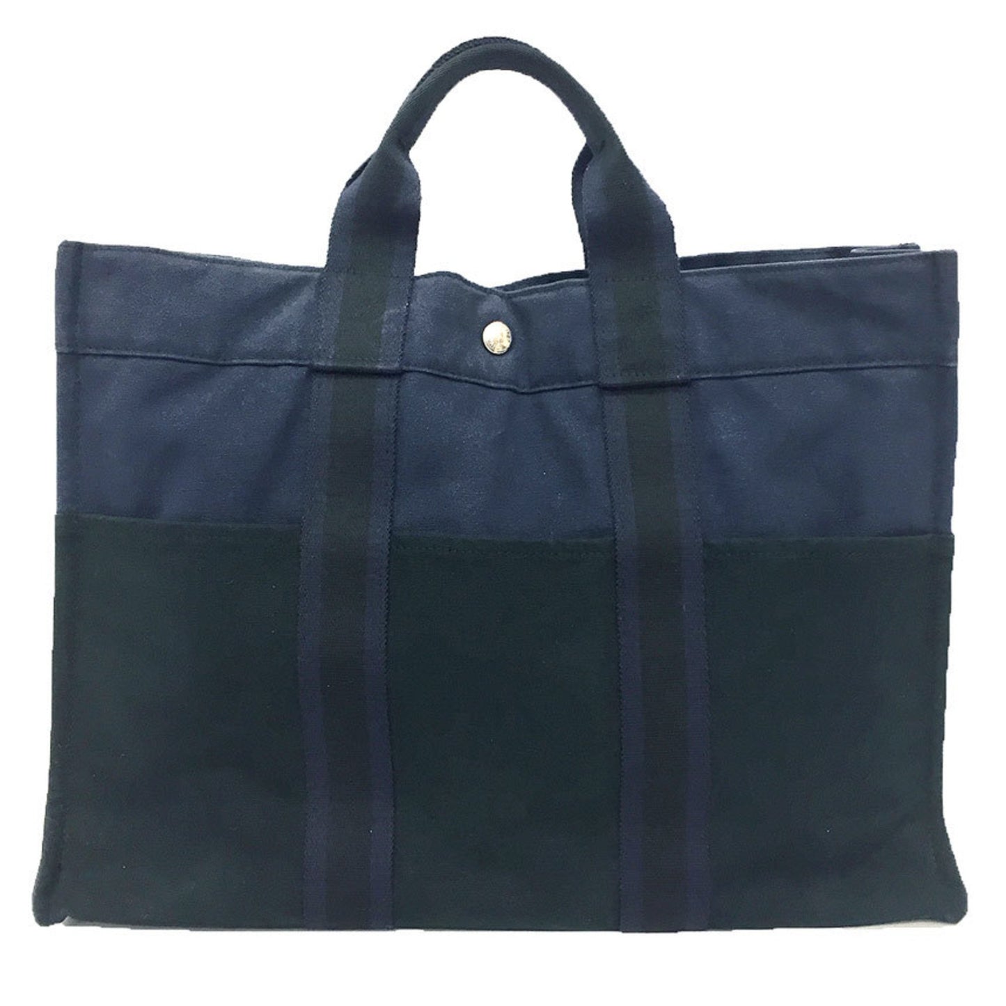 Hermès Black Canvas Herline