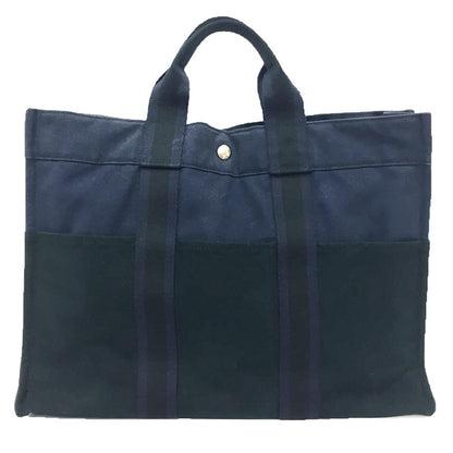 Hermès Black Canvas Herline