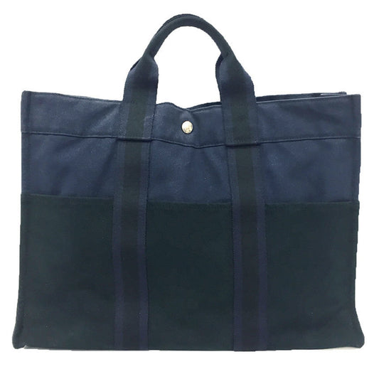 Hermès Black Canvas Herline