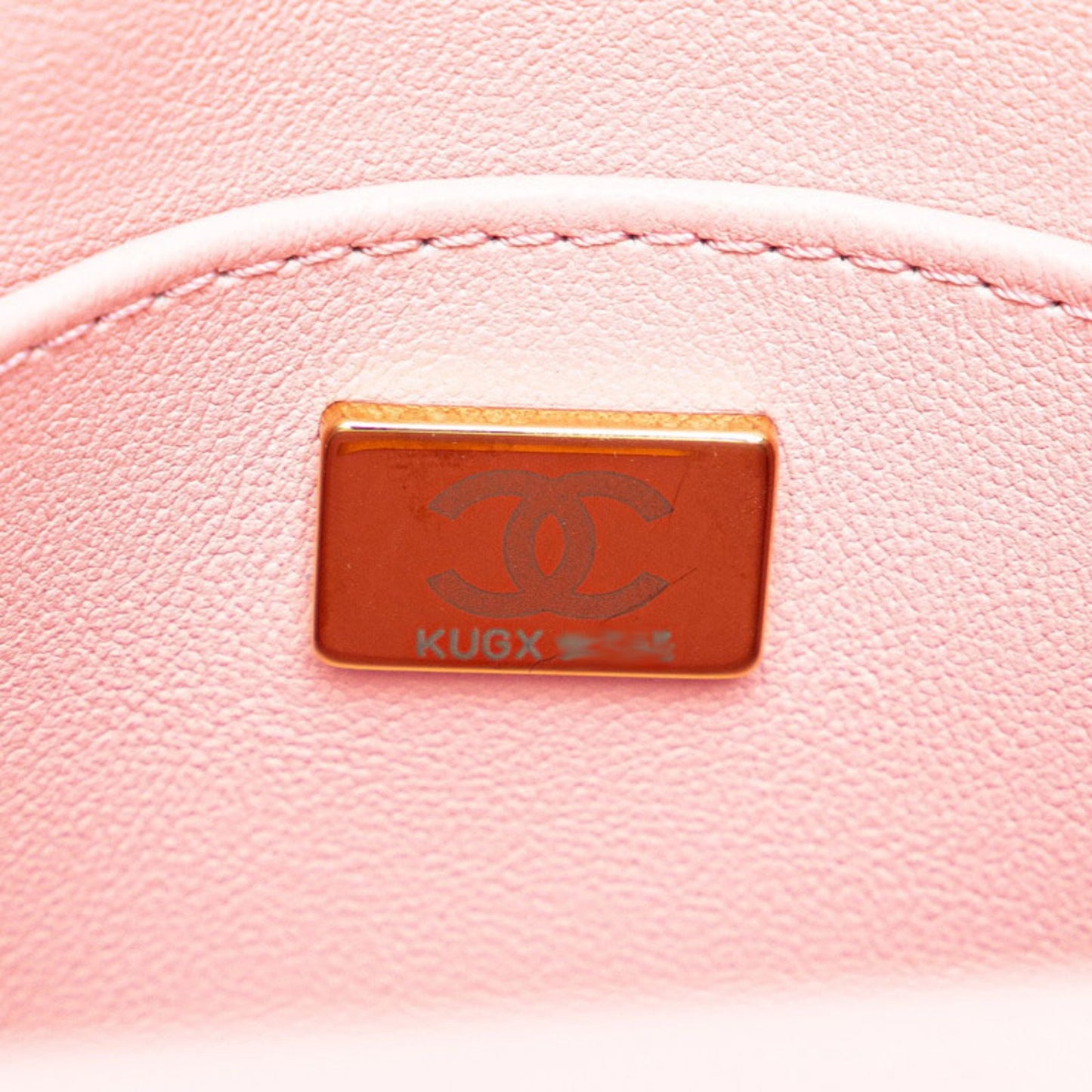 Chanel Pink Tweed Flap Bag