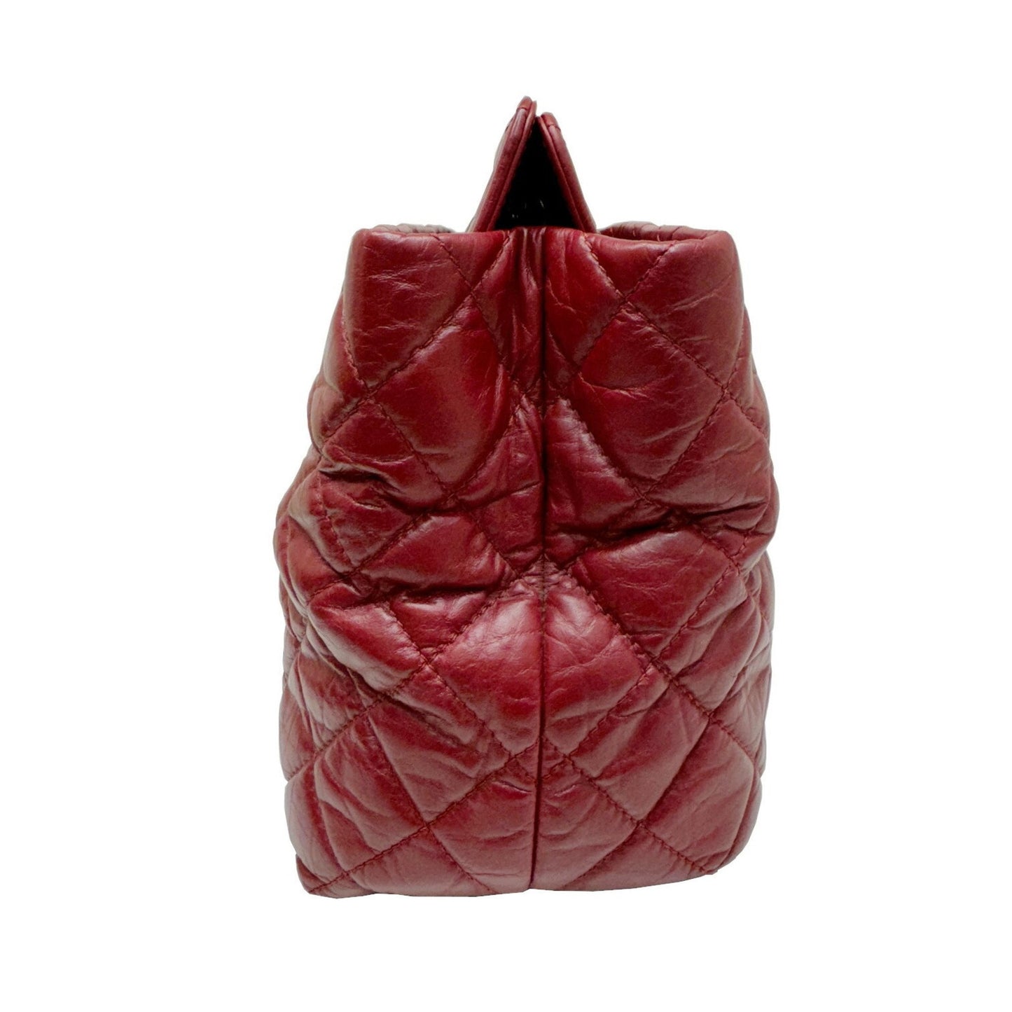 Chanel Red Leather Matelassé