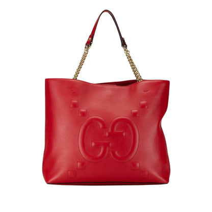 Gucci Red Leather Jackie