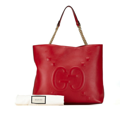 Gucci Red Leather Jackie