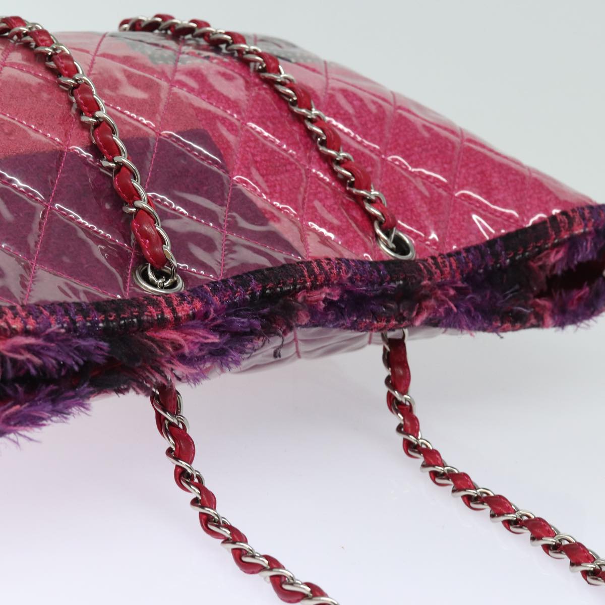 Chanel Pink Vinyl Matelassé