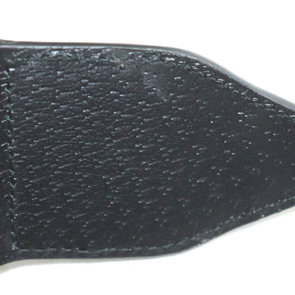 Gucci Black Leather Bamboo