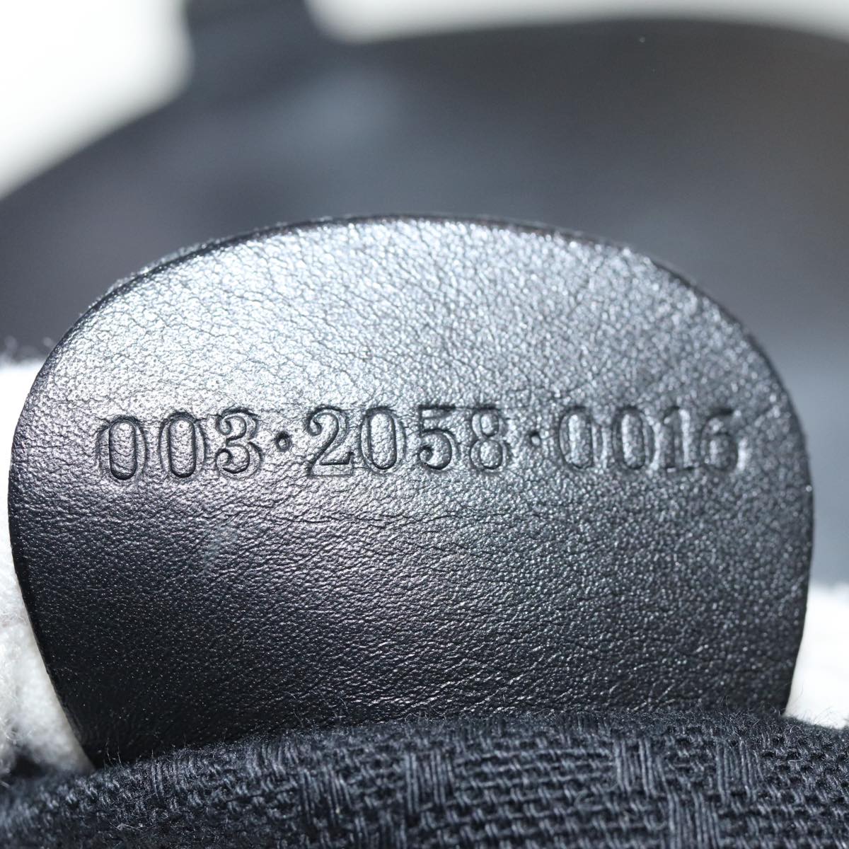 Gucci Black Leather Bamboo