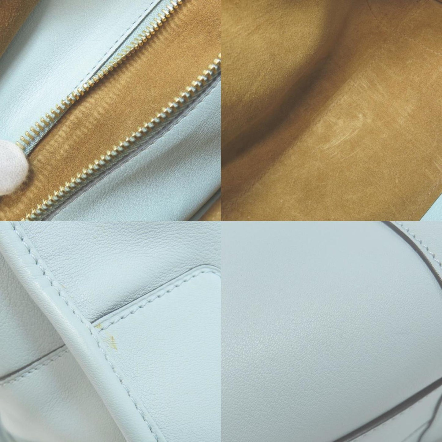 Loewe Blue Leather Amazona