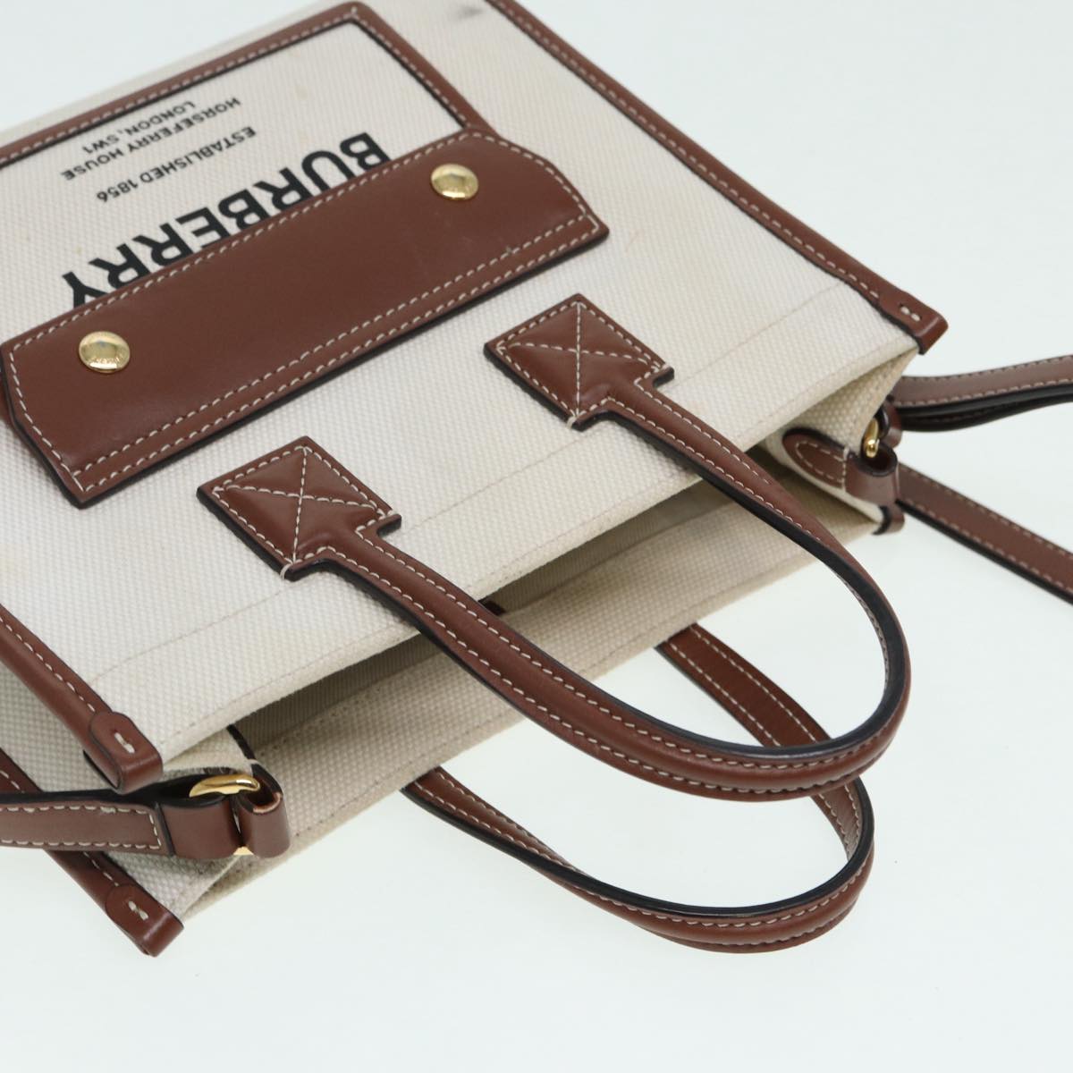 Burberry Brown Canvas Horseferry