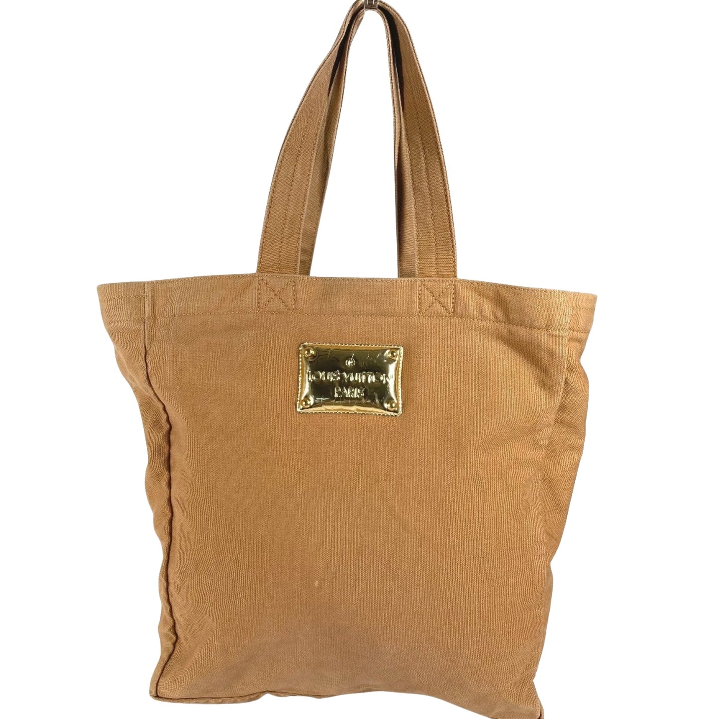 Louis Vuitton Brown Canvas Love Tote