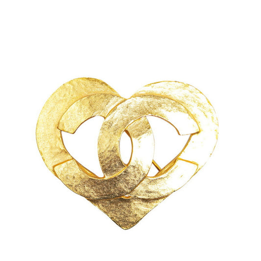 Chanel Gold Gold Plated Coco Mark