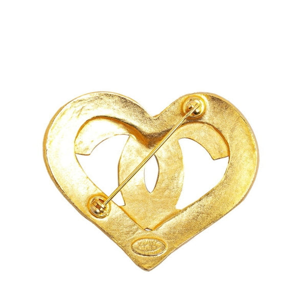 Chanel Gold Gold Plated Coco Mark