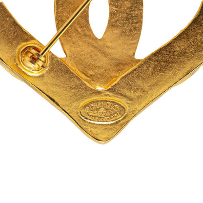 Chanel Gold Gold Plated Coco Mark