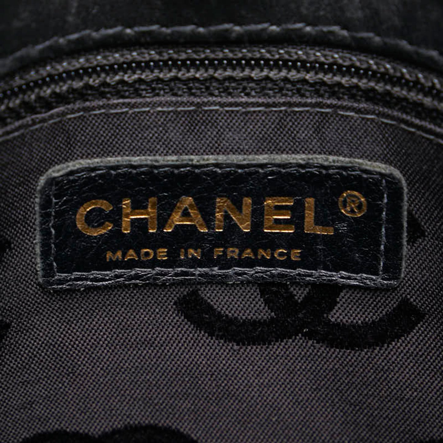 Chanel Black Leather Wild Stitch