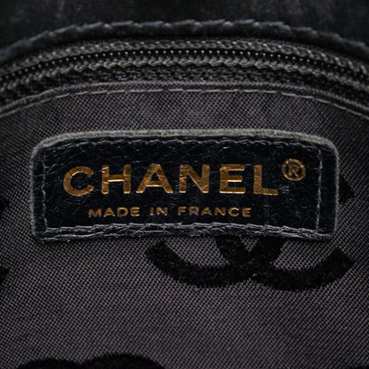 Chanel Black Leather Wild Stitch