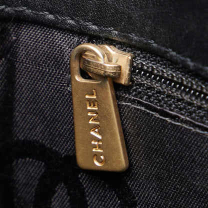 Chanel Black Leather Wild Stitch