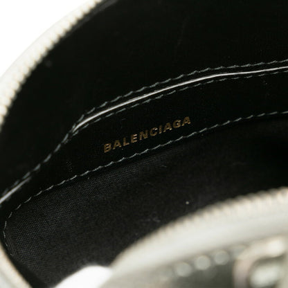 Balenciaga Silver Leather Ville