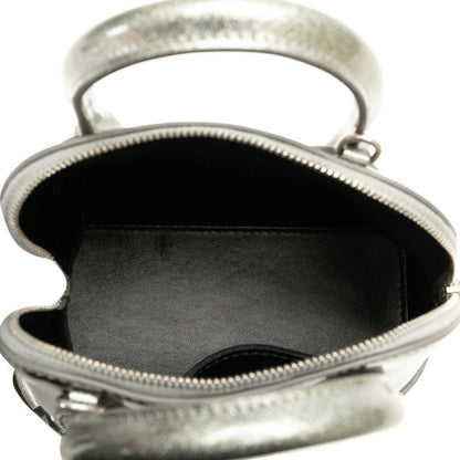 Balenciaga Silver Leather Ville