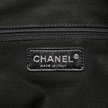 Chanel Black Synthetic Logo Cc
