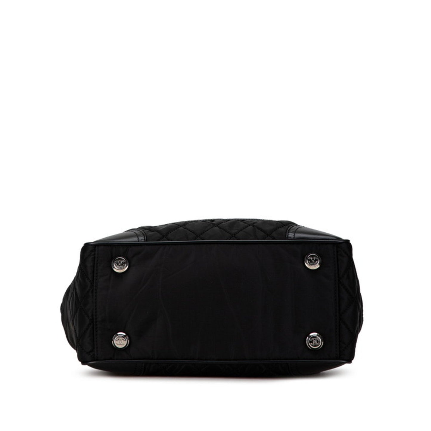 Chanel Black Synthetic Logo Cc