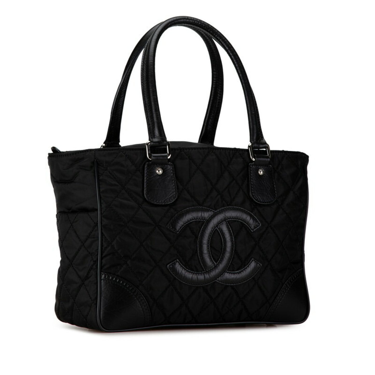 Chanel Black Synthetic Logo Cc