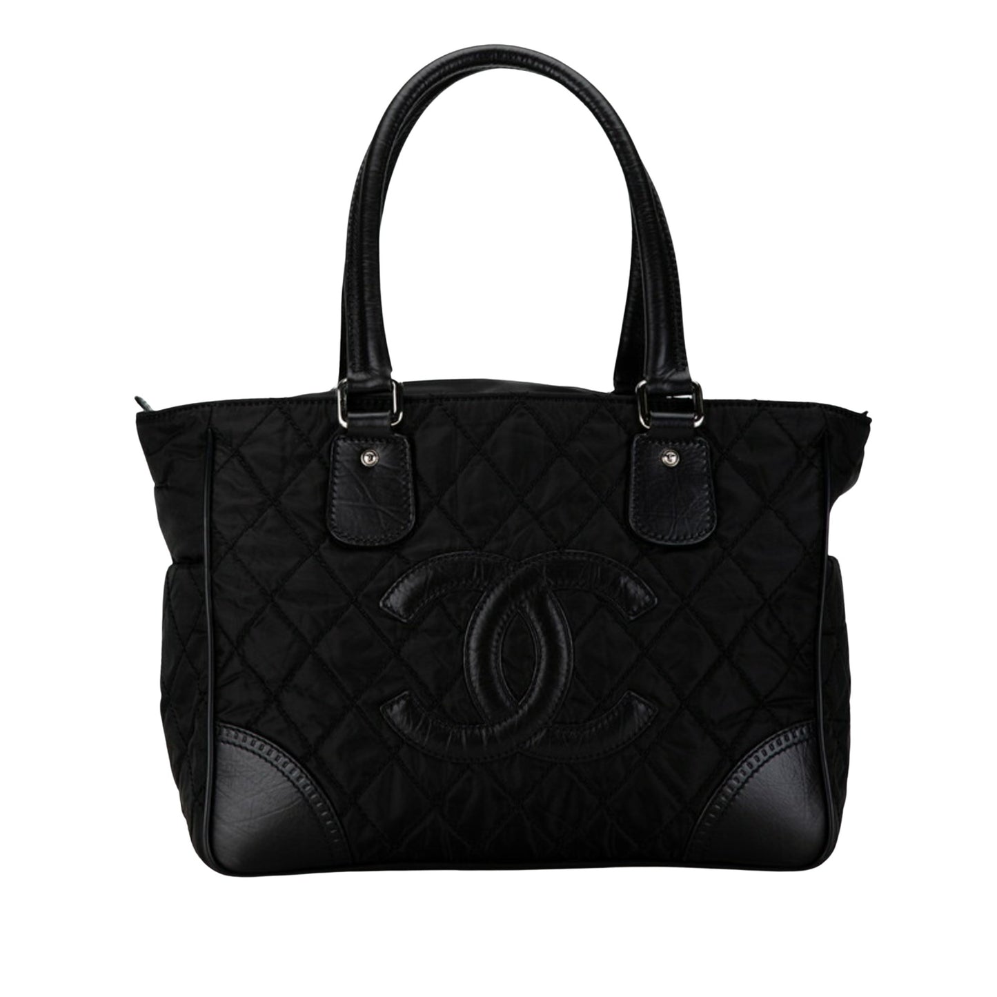 Chanel Black Synthetic Logo Cc
