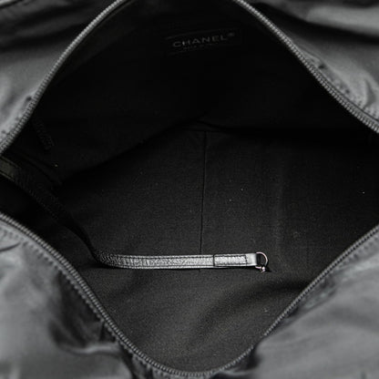 Chanel Black Synthetic Logo Cc