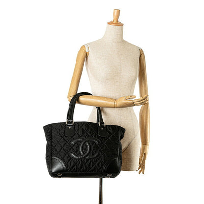Chanel Black Synthetic Logo Cc