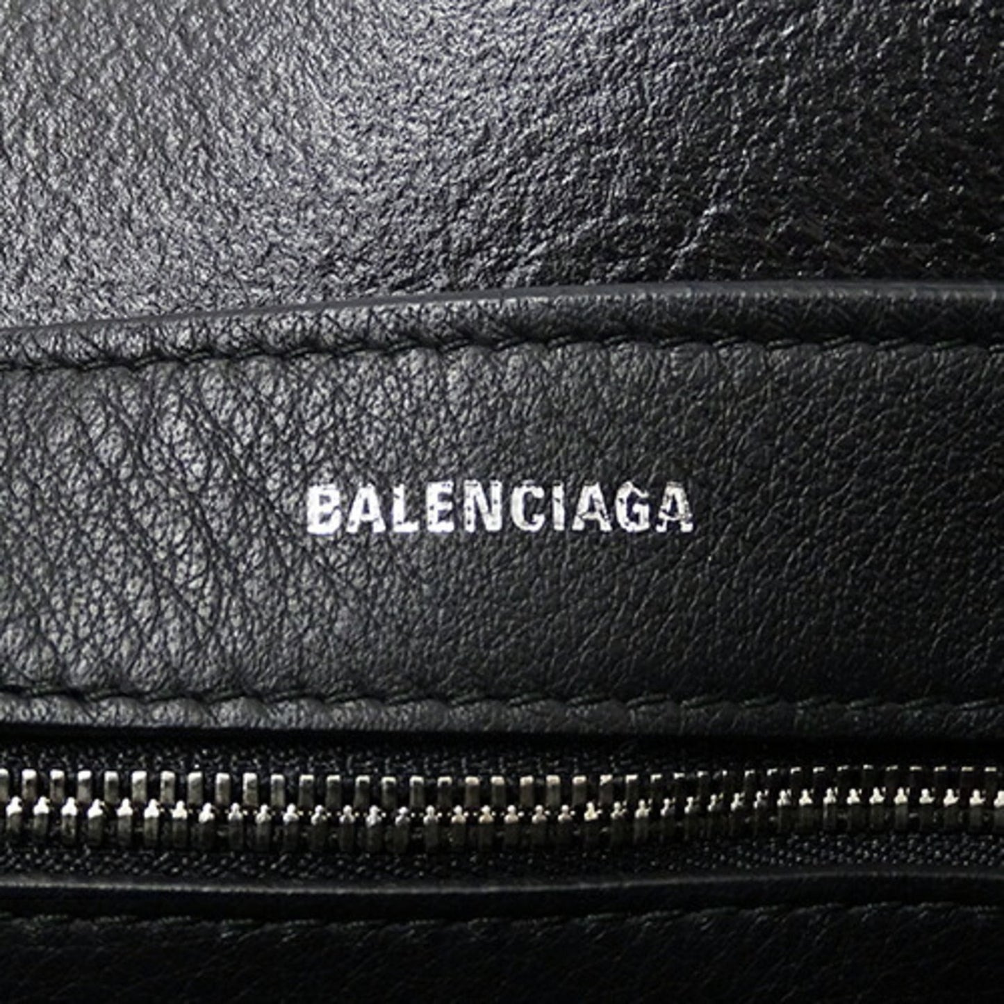 Balenciaga Black Leather Eveyday Cabas