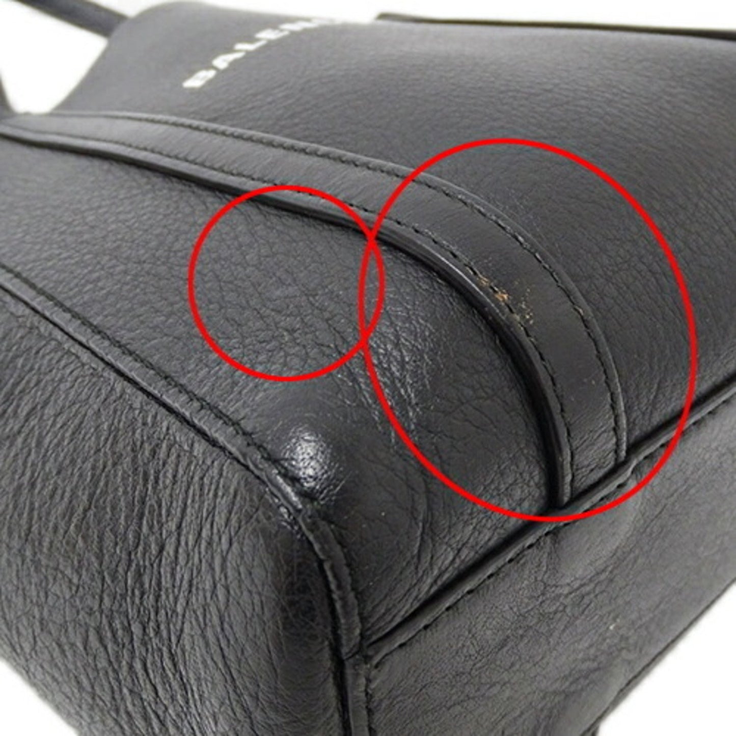 Balenciaga Black Leather Eveyday Cabas
