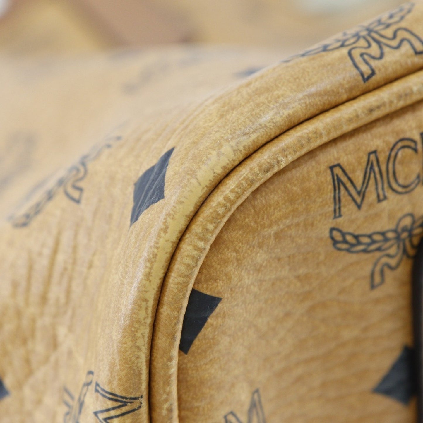 Mcm Brown Leather Visetos