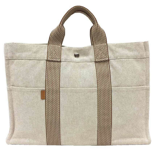 Hermès Brown Canvas Fool Toe