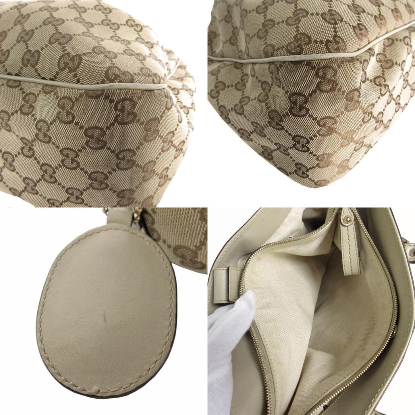 Gucci Brown Canvas Gg Canvas
