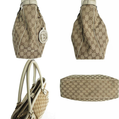 Gucci Brown Canvas Gg Canvas