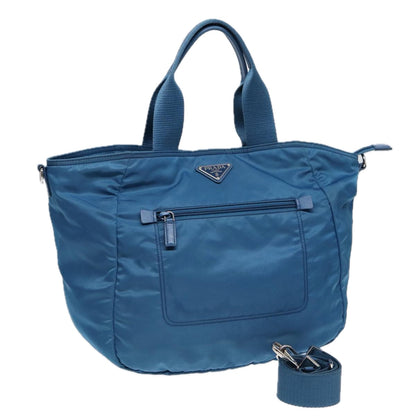 Prada Blue Synthetic Tessuto