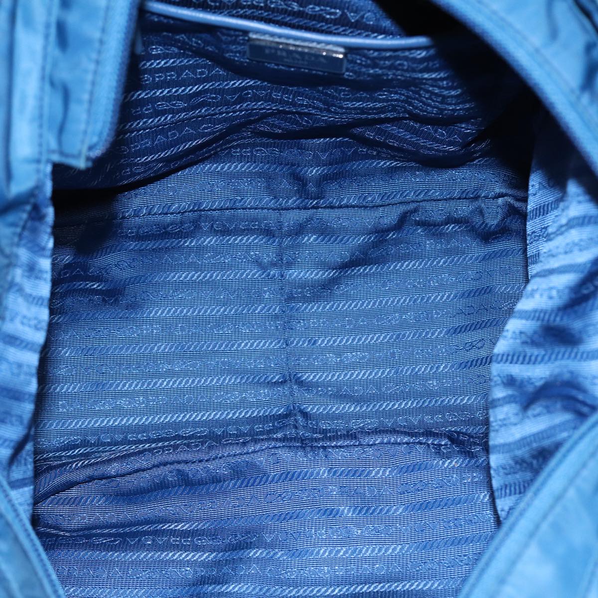 Prada Blue Synthetic Tessuto