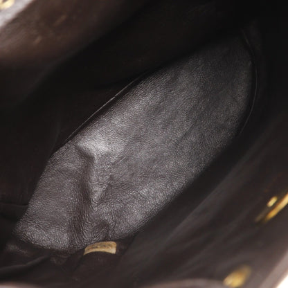 Chanel Brown Leather Matelassé