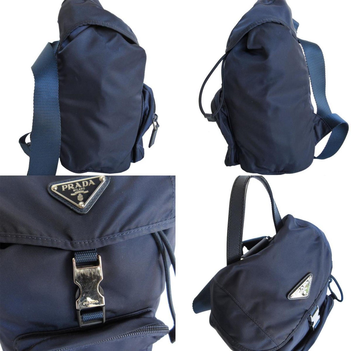 Prada Blue Synthetic Re-nylon
