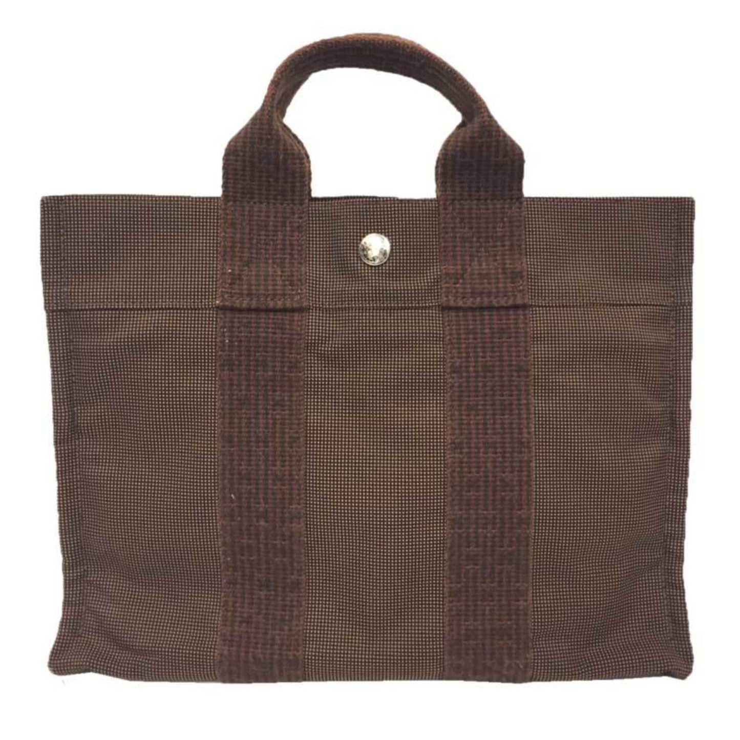 Hermès Brown Canvas Herline