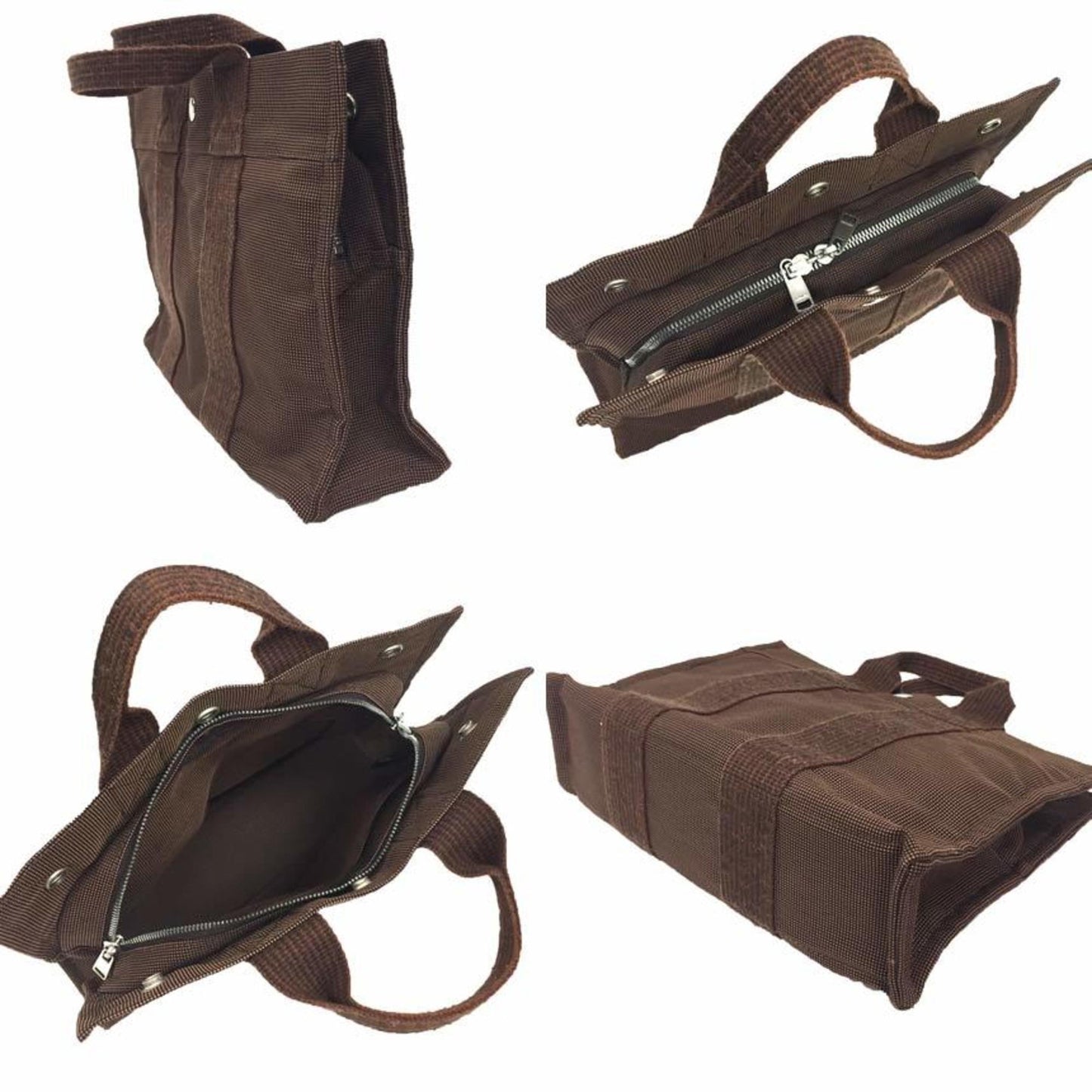 Hermès Brown Canvas Herline